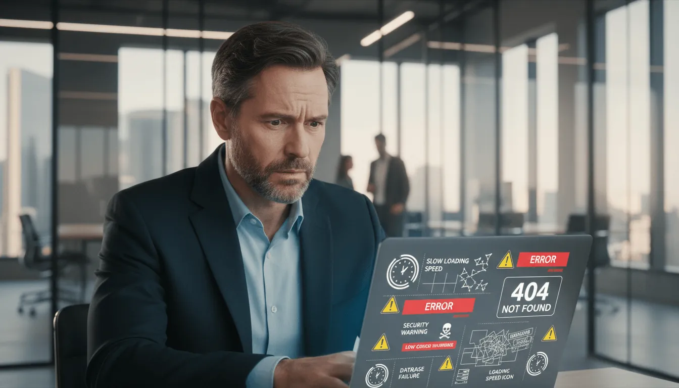 10 Errores Fatales en Diseño Web que Están Saboteando Tu Negocio en 2026